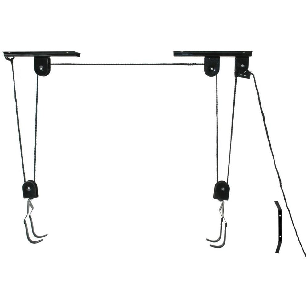Supporto Elevatore Bici A Carrucola Nero 20kg - Foto 1