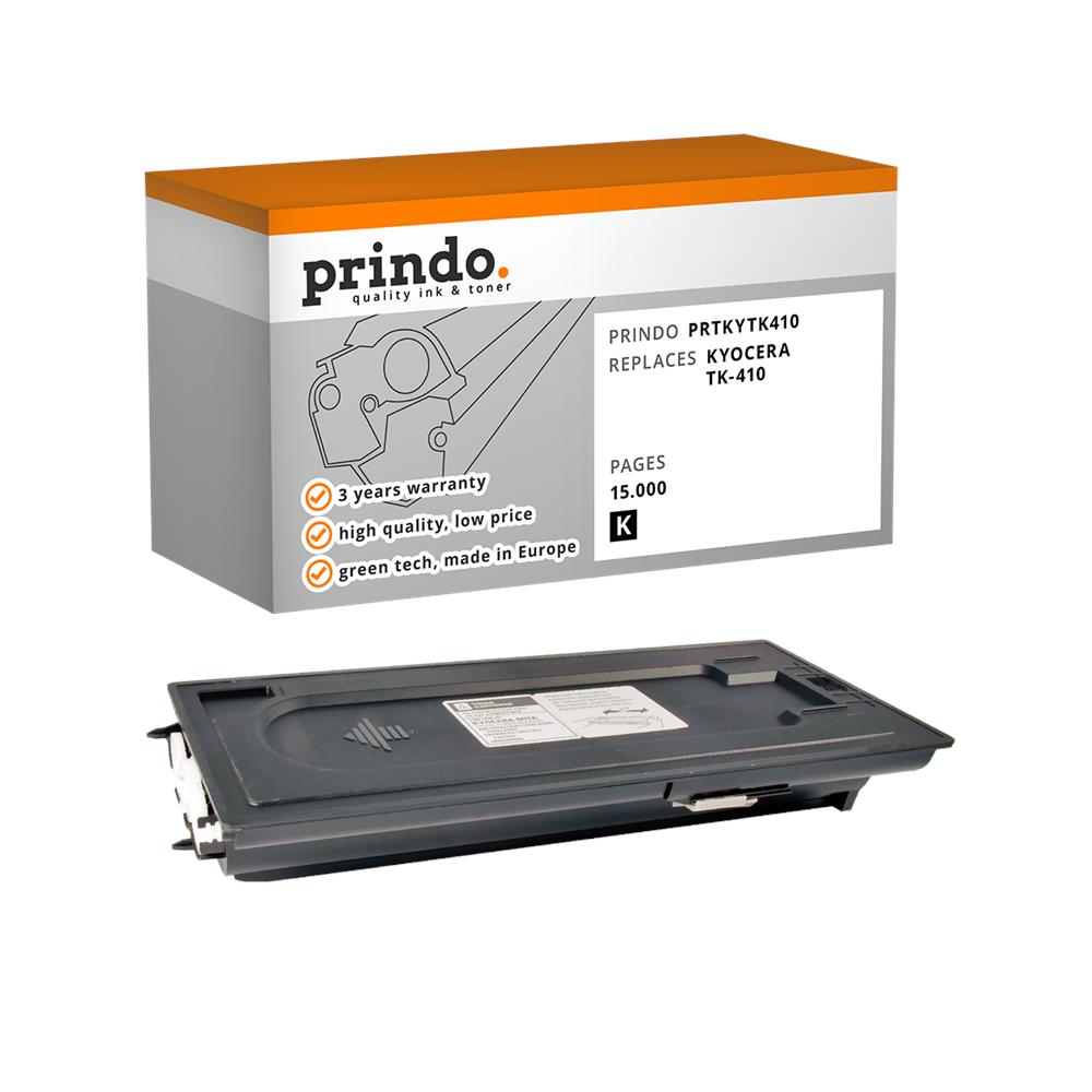 Toner Nero Prtkytk410 Wwk20127 ~15000 Pagine Alternativa Per Kyocera Tk-410 (370am010)  - Foto 1