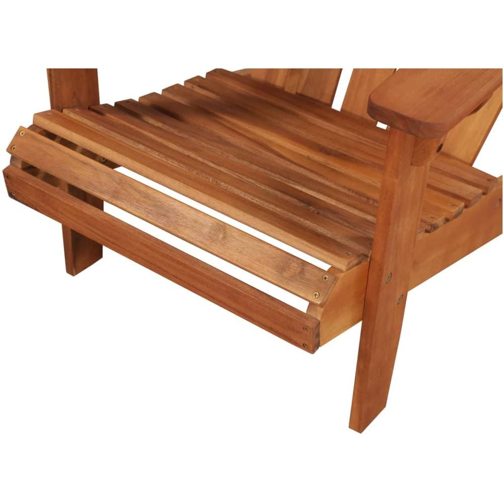 Sedia da Giardino Adirondack in Legno Massello di Acacia - Foto 3