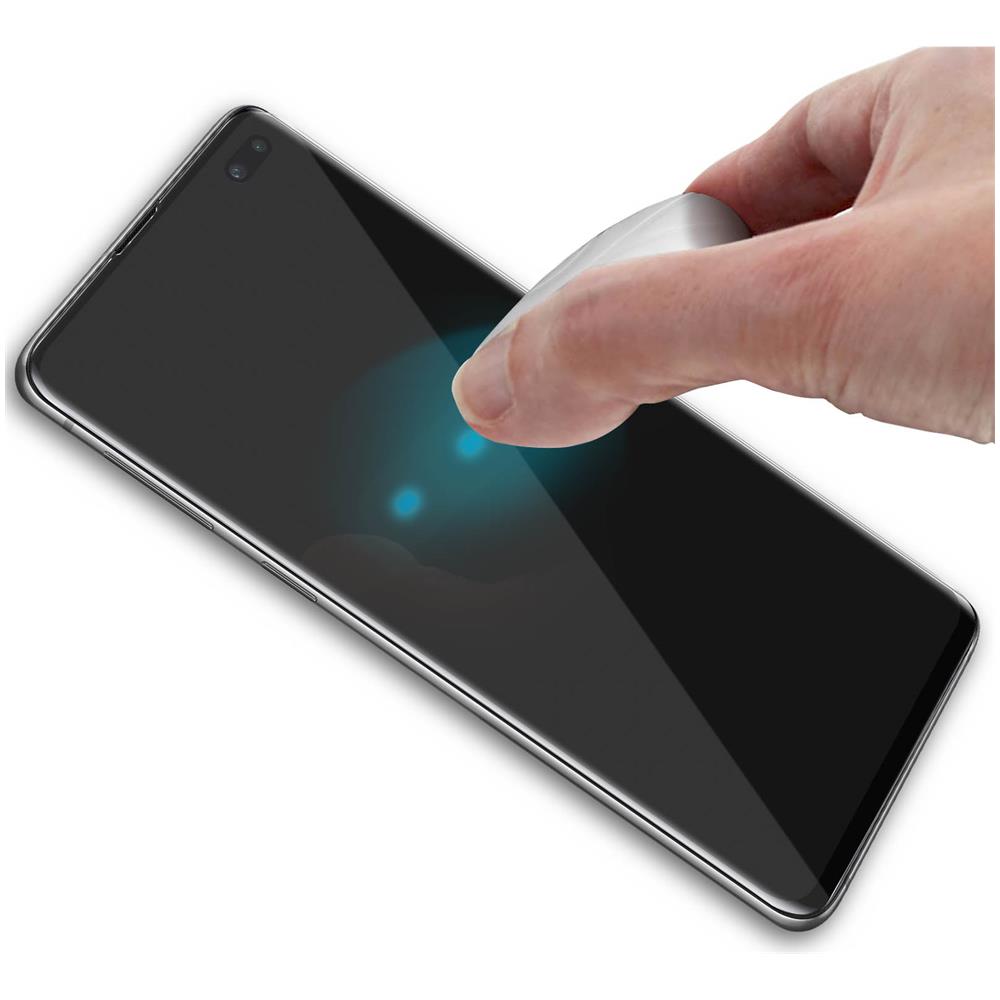 Pellicola Galaxy S10 Plus Temperato Ricurvo + Kit Led + Liquido Adesivo - Foto 5