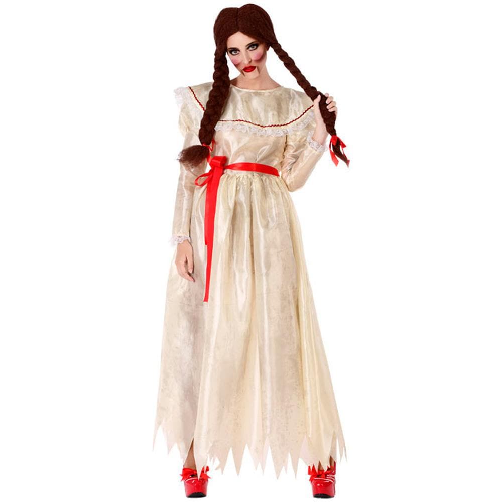 Costume Da Bambola Malefica Vintage Per Donna - Taglia: M / L - Foto 1