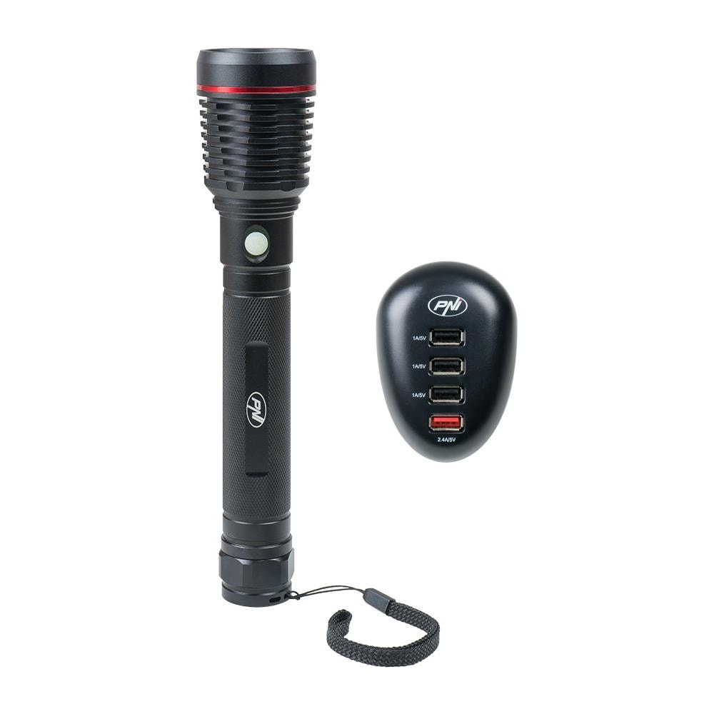Kit Lanterna Pni Adventure F420 E Caricatore Usb Pn41 Hc41 - Foto 1