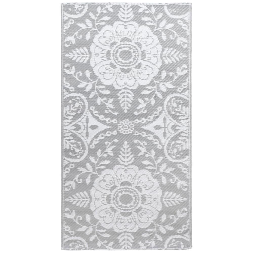 Tappeto Da Esterni Grigio Chiaro 160x230 Cm In Pp - Foto 2