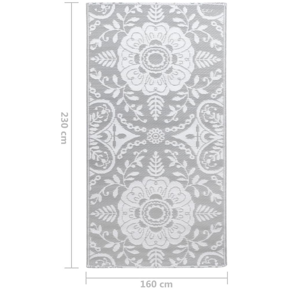 Tappeto Da Esterni Grigio Chiaro 160x230 Cm In Pp - Foto 7