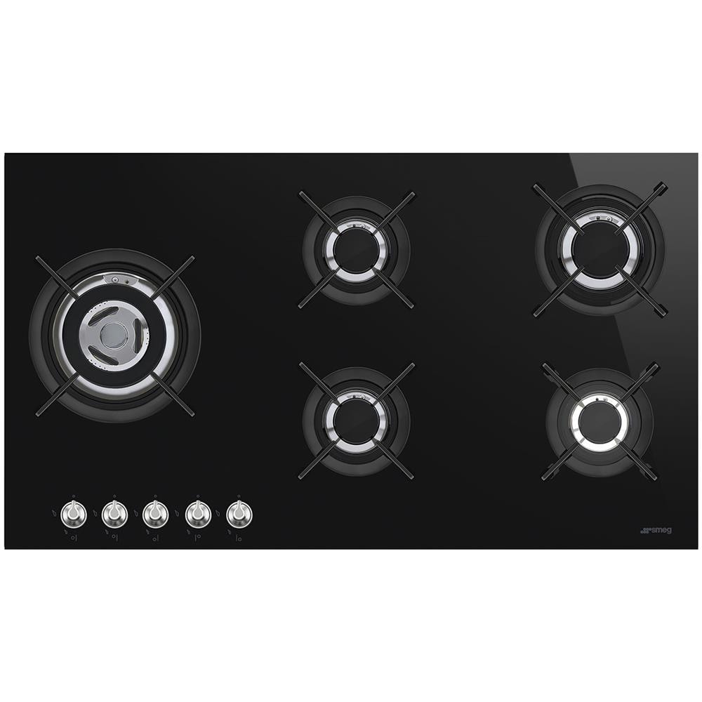 Piano Cottura PV395LCN a Gas 5 Fuochi Gas Colore Nero - Foto 1