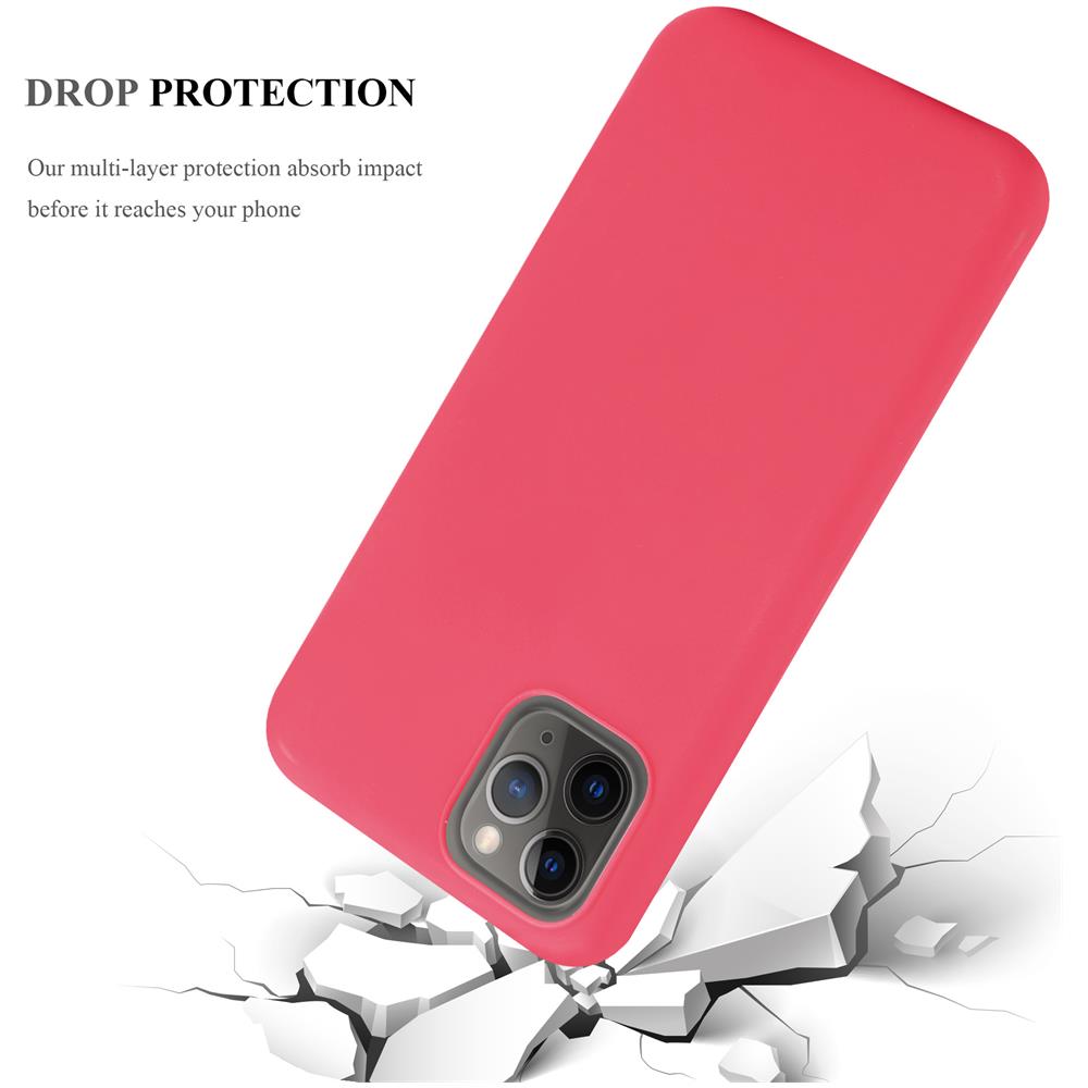 Custodia Compatibile Con Apple Iphone 13 Pro Max In Candy Rosso - Coperchio Protettivo In Silicone Tpu Flessibile - Foto 8