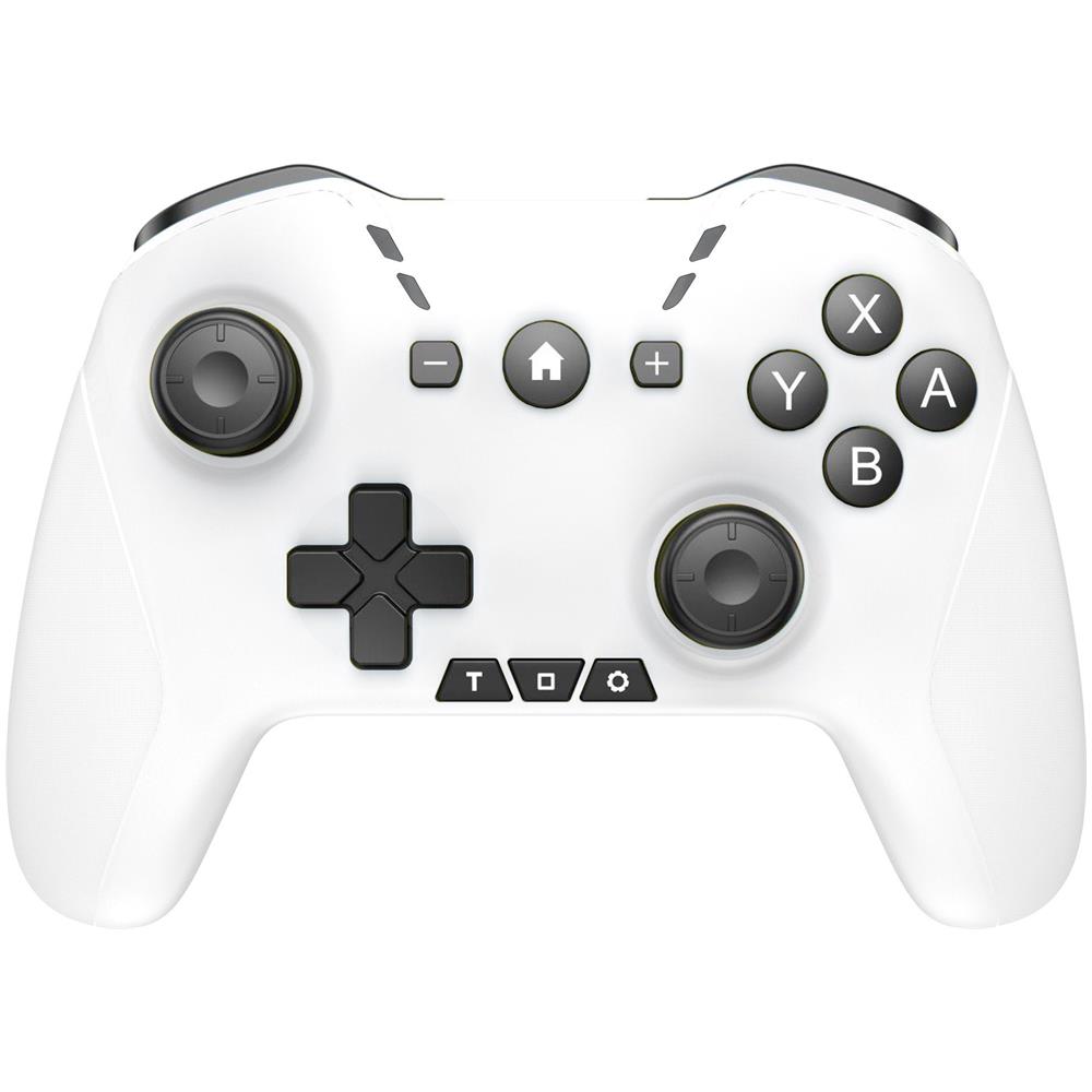 Wireless Pro Controller Per Switch / switch Lite Gamepad Joypad Joystick Switch Nero Con Sveglia (bianco)  - Foto 1