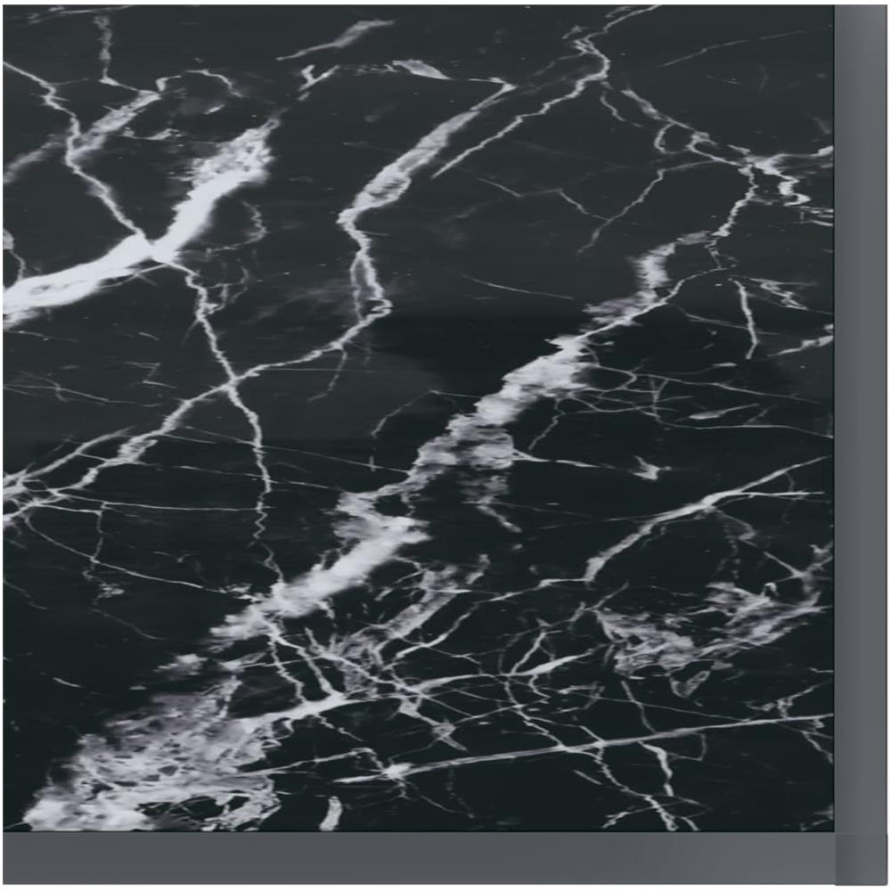 Tavolo Consolle Nero 140x35x75,5 Cm In Vetro Temperato - Foto 2