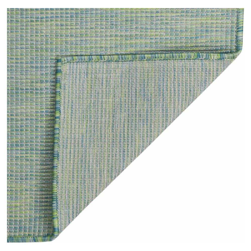 Tappeto Da Esterni A Tessitura Piatta 80x150 Cm Turchese - Foto 2