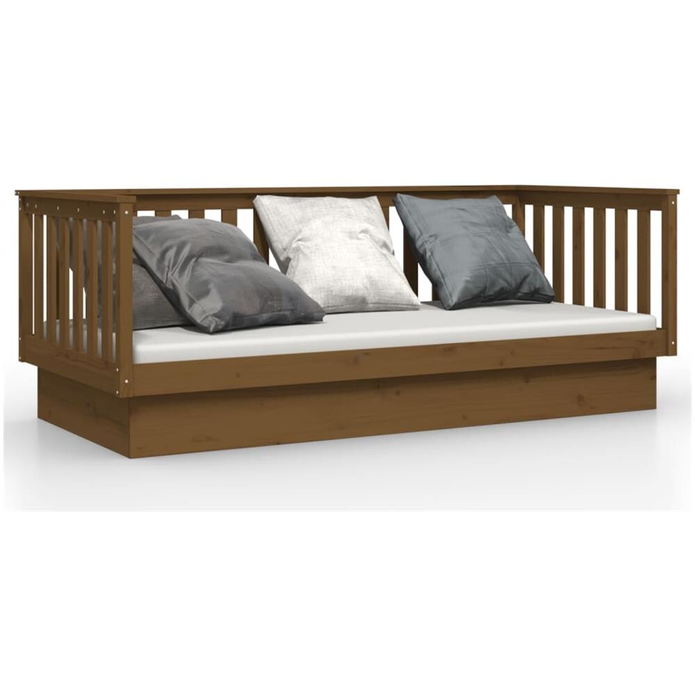 Dormeuse Miele 80x200 Cm In Legno Massello Di Pino - Foto 2