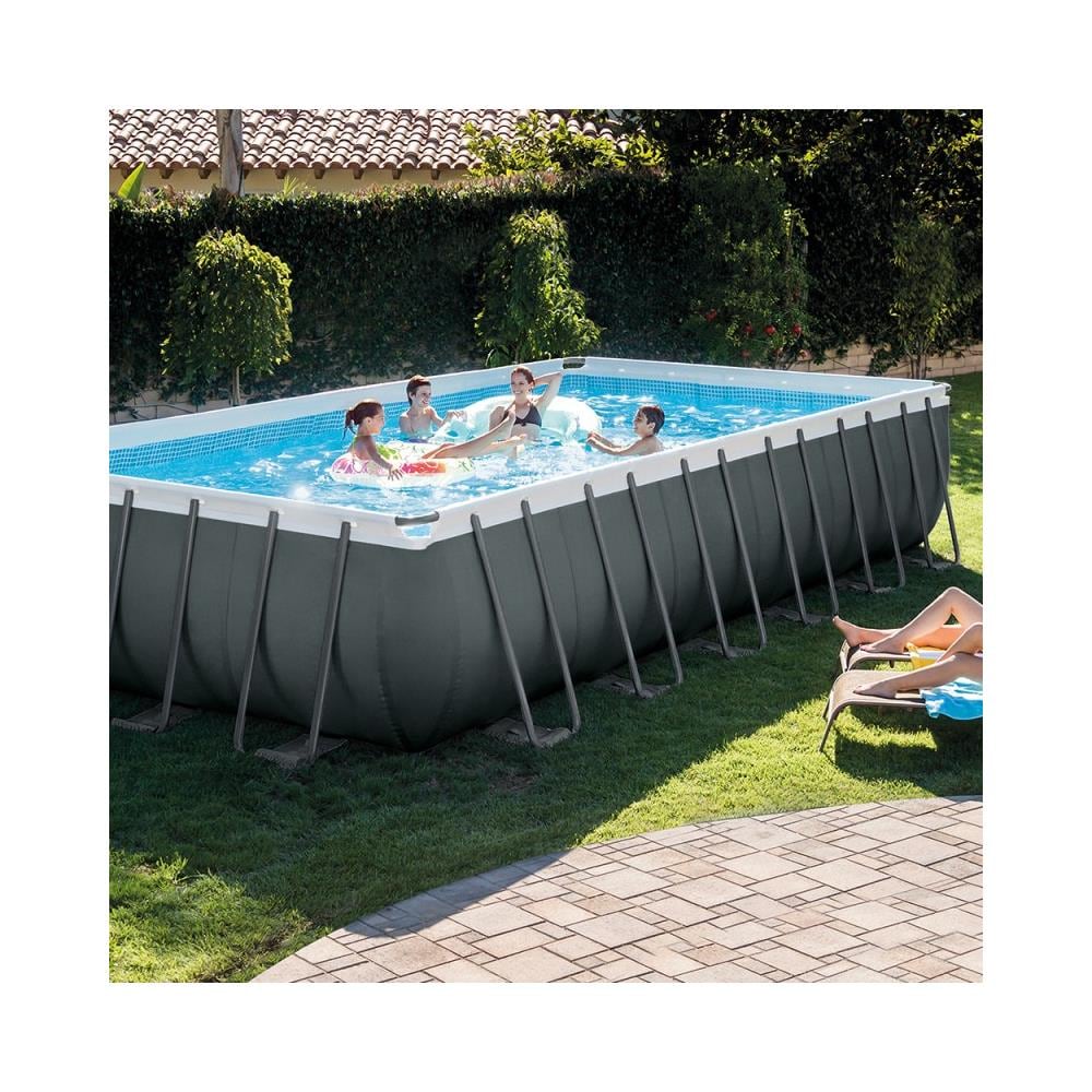 26364 piscina fuori terra Piscina con bordi Piscina rettangolare 31805 L Nero - Foto 2