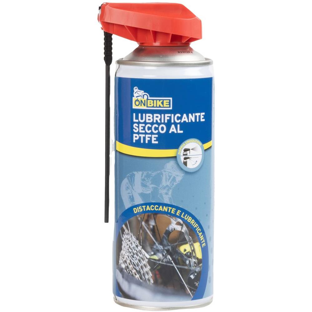 Lubrificante Secco Al Ptfe Spray 400 Ml Con Doppio Erogatore E Resistente Allâ€™acqua, Agli Olii E Allâ€™abrasione - Foto 1
