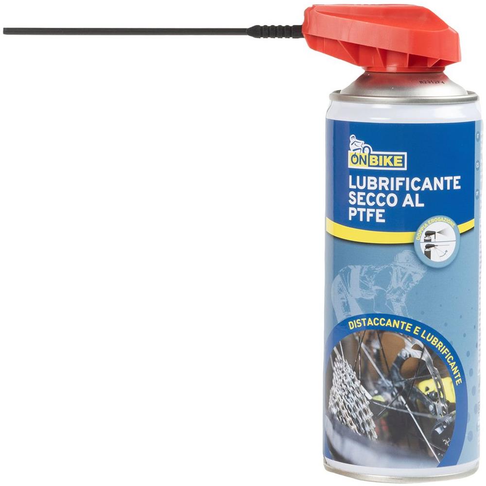 Lubrificante Secco Al Ptfe Spray 400 Ml Con Doppio Erogatore E Resistente Allâ€™acqua, Agli Olii E Allâ€™abrasione - Foto 3