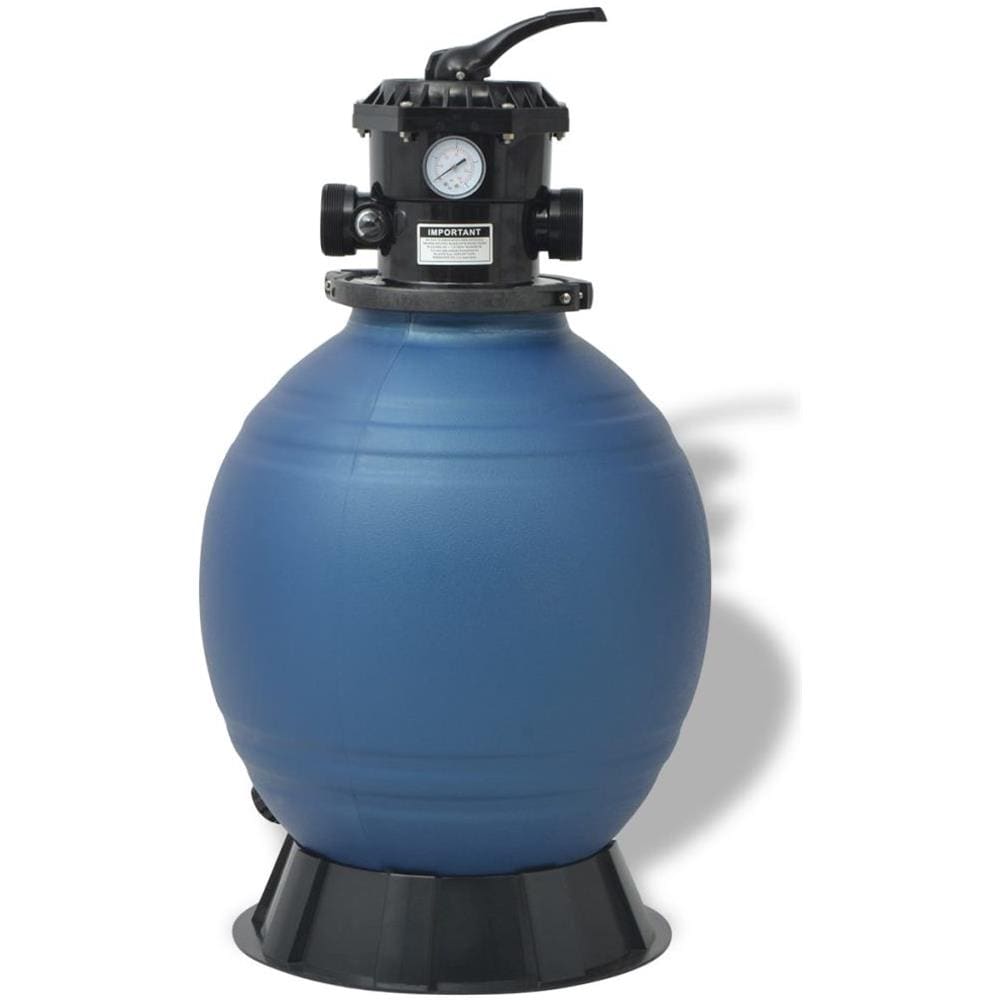 Filtro a Sabbia per Piscine Valvola a 6 Posizioni Blu 460 mm - Foto 2