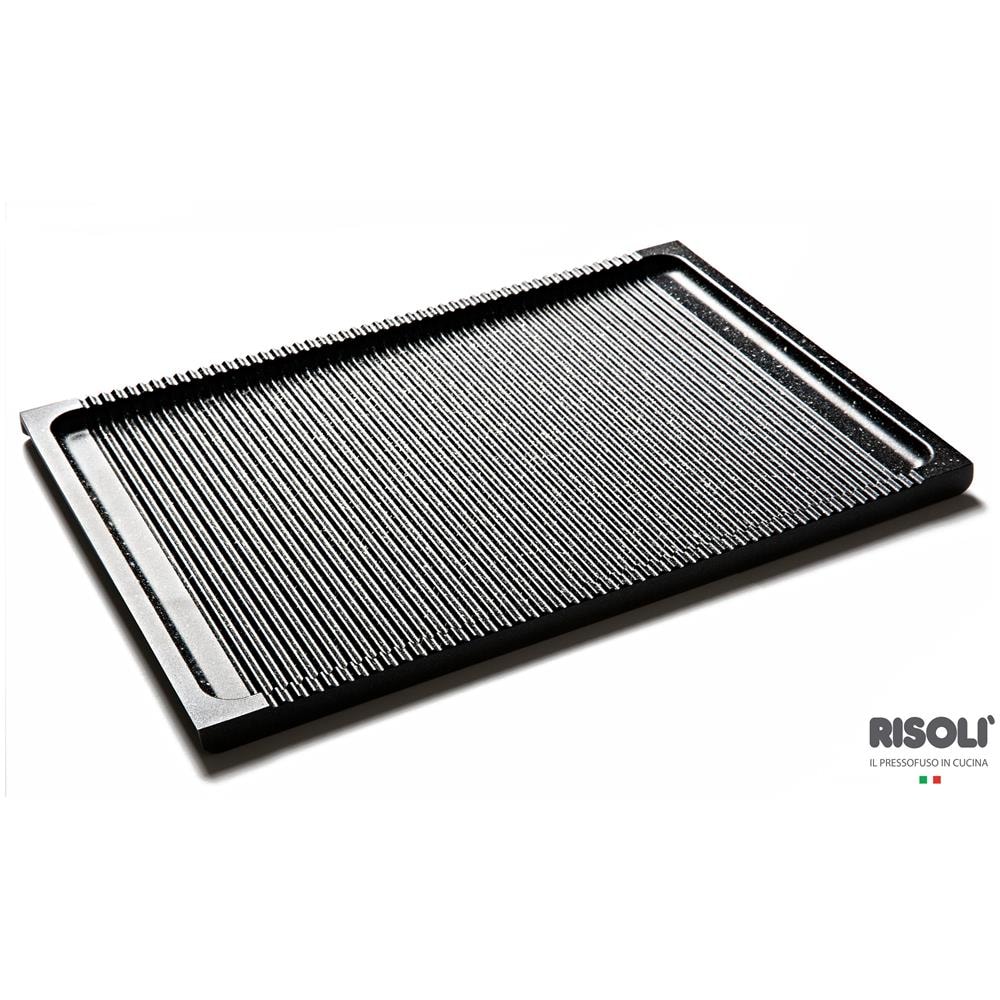 Piastra Con Grill In Alluminio Antiaderente Con Rivestimento Platinum Plus Di Risol? - Foto 1