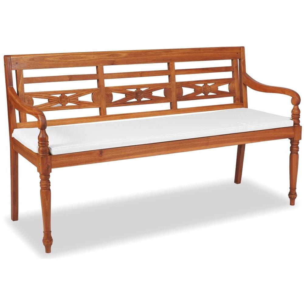 Panchina Batavia con Cuscini 150 cm in Teak - Foto 1