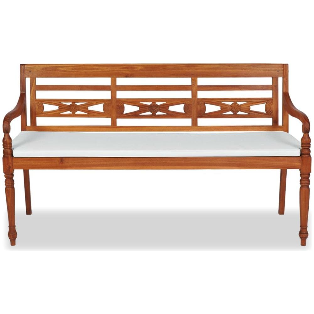 Panchina Batavia con Cuscini 150 cm in Teak - Foto 2