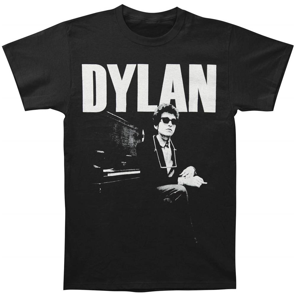Bob Dylan - At Piano (T-Shirt Unisex Tg. S)  - Foto 1