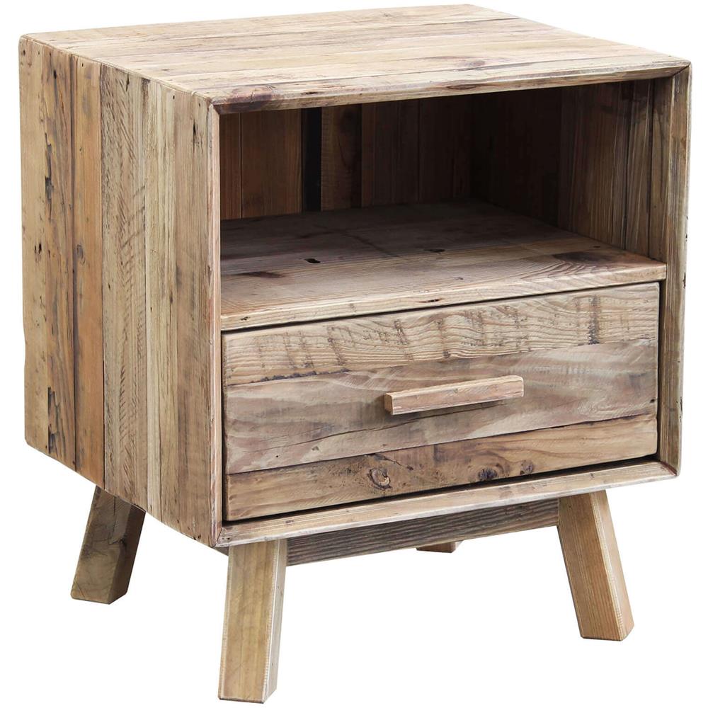 Pinus - Comodino In Legno Di Pino - Foto 1