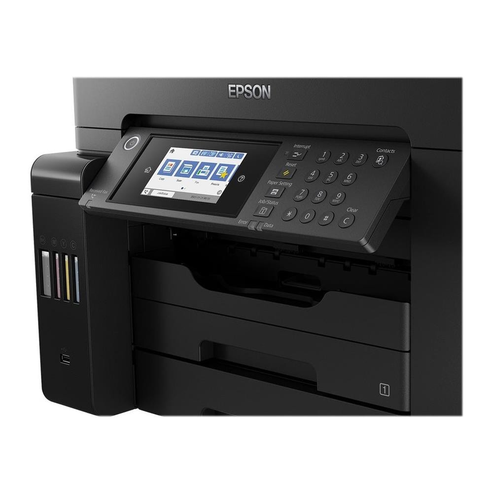 Stampante Multifunzione EcoTank ET-16650 Inkjet a Colori Stampa Copia Scansione Fax A3 32 ppm Wi-Fi / Ethernet / USB - Foto 3