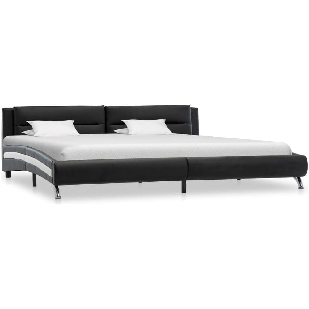 Giroletto Nero In Similpelle 160x200 Cm - Foto 1