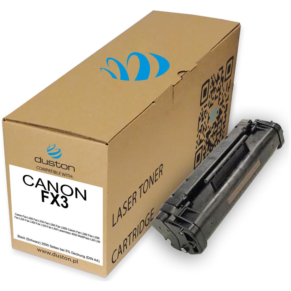 TONER COMPATIBILE - 3x Fx3, 1557a002 Negro Compatible Con Canon L200 L240 L250 L260 L280 L290 L300 L350 L360 4000 L60 L90 - Foto 2