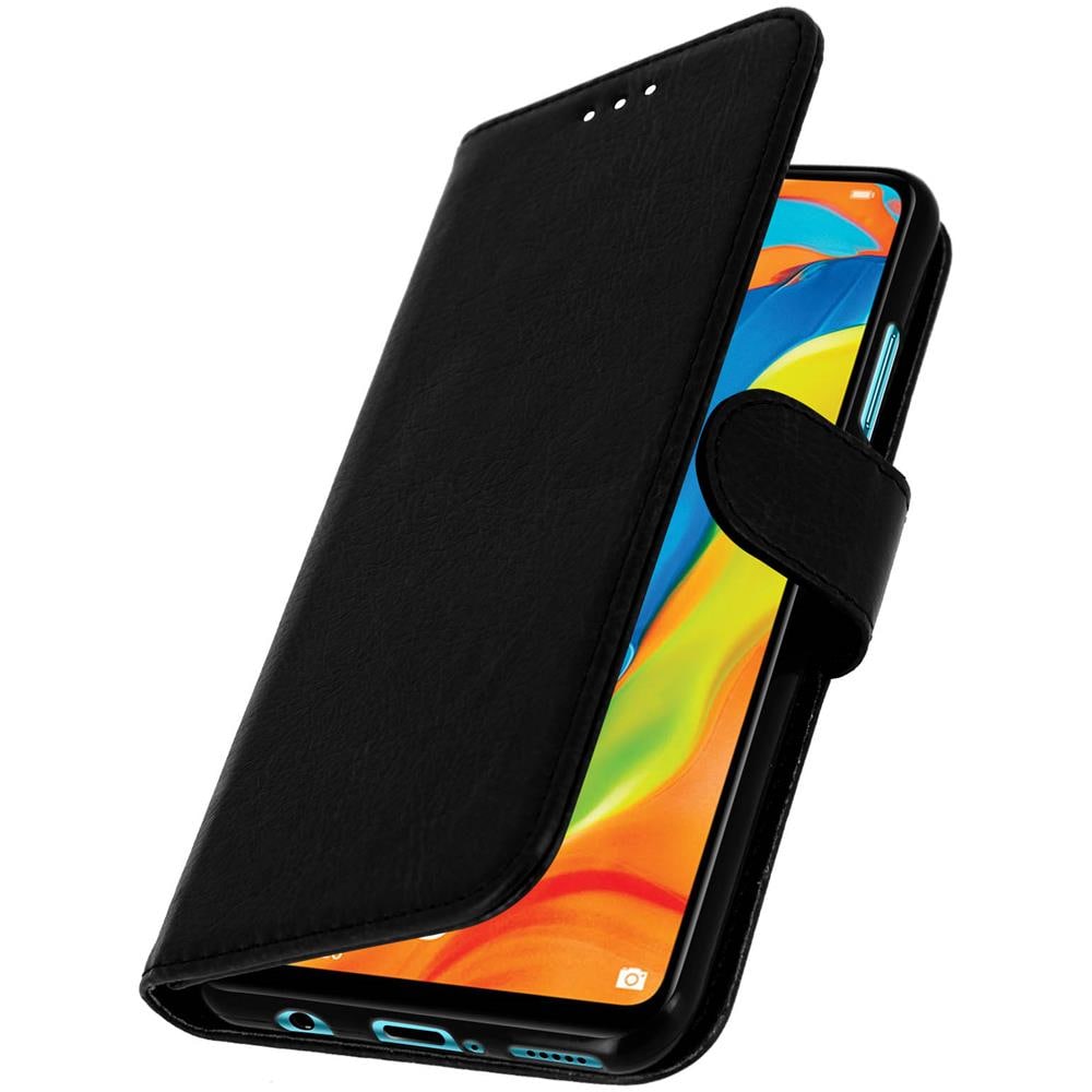 Custodia Huawei P30 Lite Portacarte Funzione Supporto Cover Silicone - Nero - Foto 2