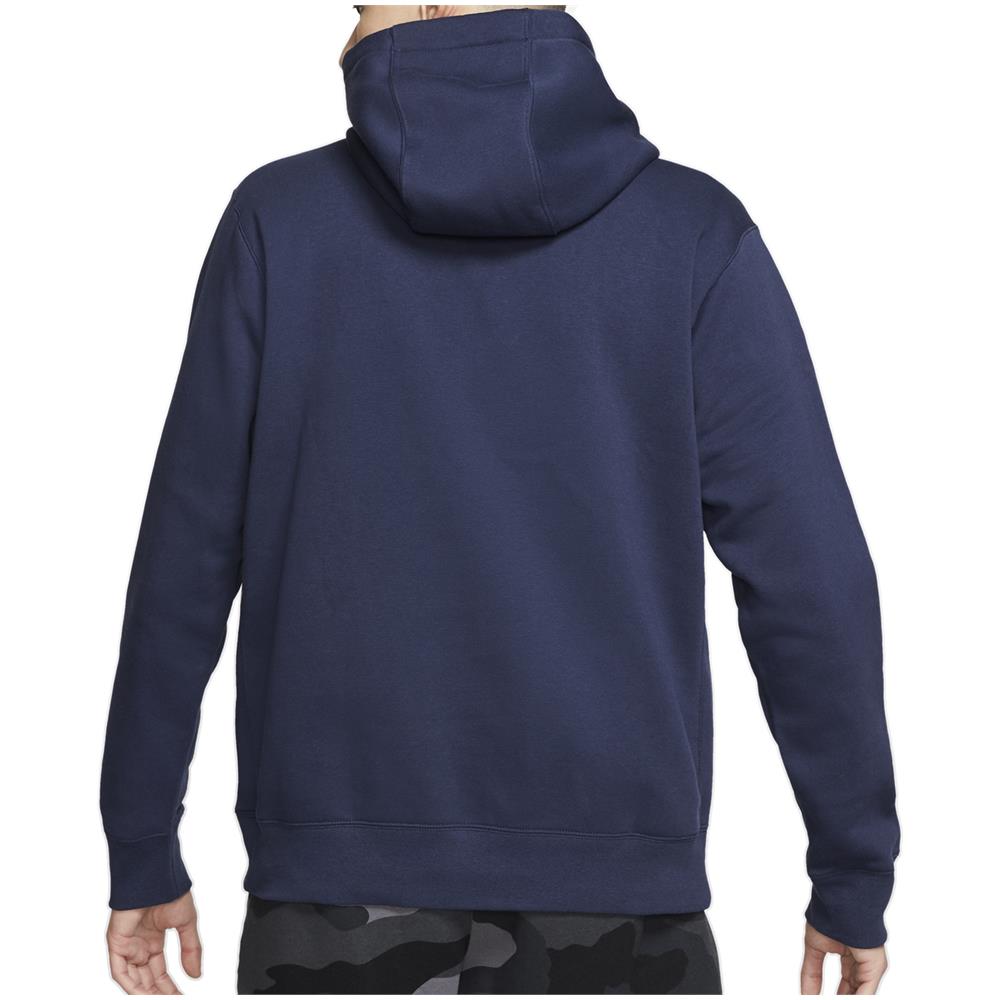 Felpa Con Cappuccio Da Uomo Club Fleece Blu Taglia Xs Codice Bv2654-410 - Foto 2
