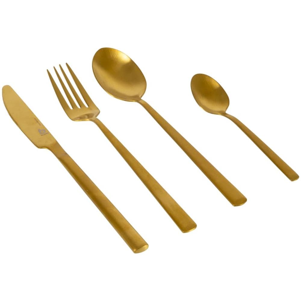 Set di Posate 16 pz Fairbanks Oro - Foto 1