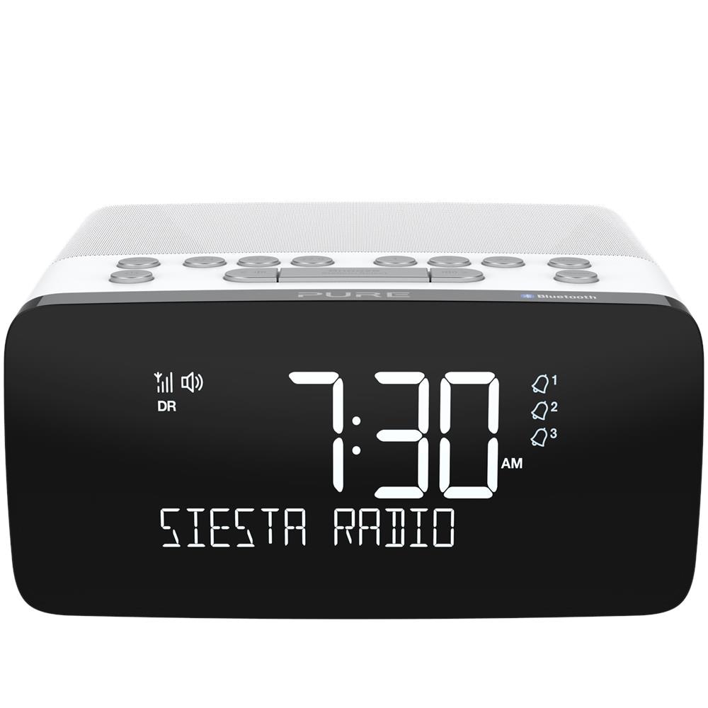 Radio Sveglia DAB / DAB+ FM Siesta Charge Bluetooth con Ricarica Wireless per Smartphone Colore Bianco - Foto 2
