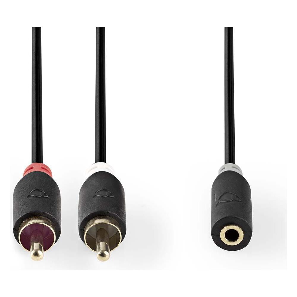 CABW22255AT02 cavo audio 2 x RCA 3.5mm Antracite - Foto 2
