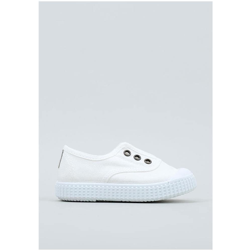 Inglesa Elástico Lona Tintada Puntera - 375095 - Bianco - 34 - Foto 1