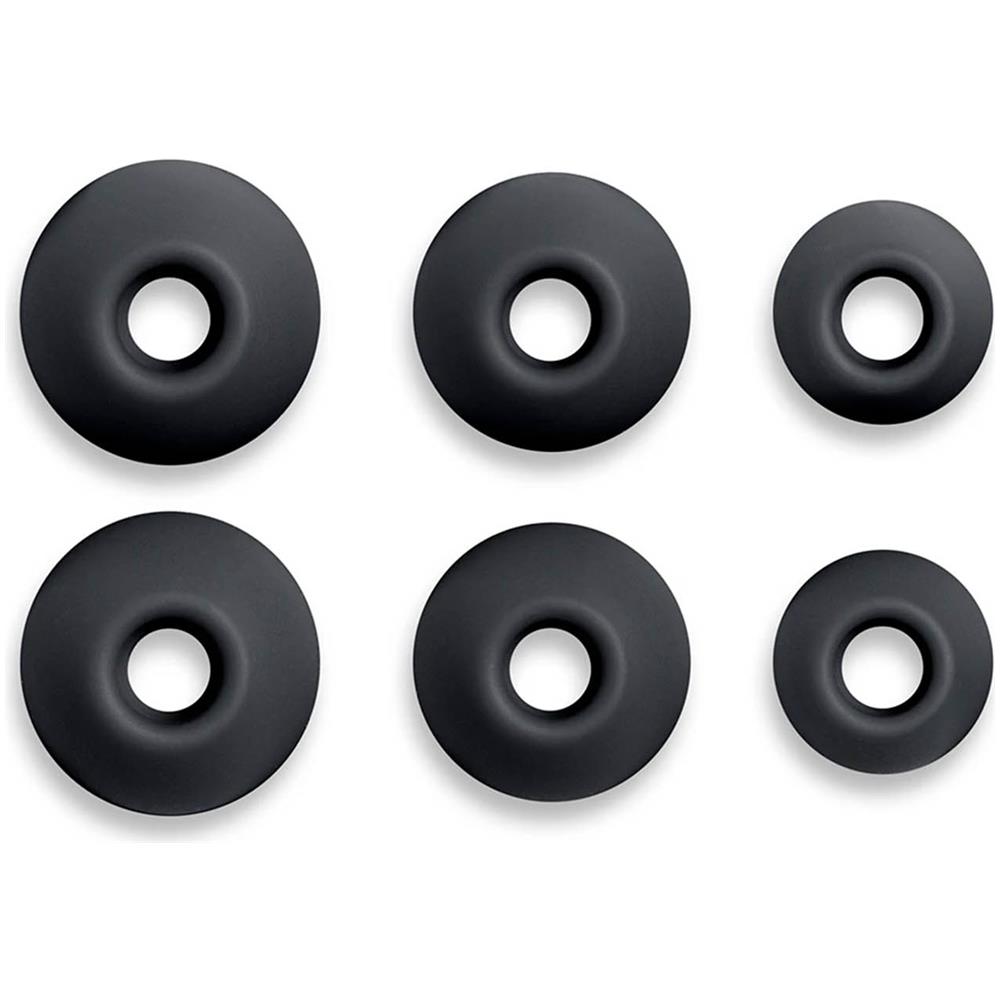 Gommini Di Ricambio Intra-auricolari Taglie S, M, L Nero - Foto 1