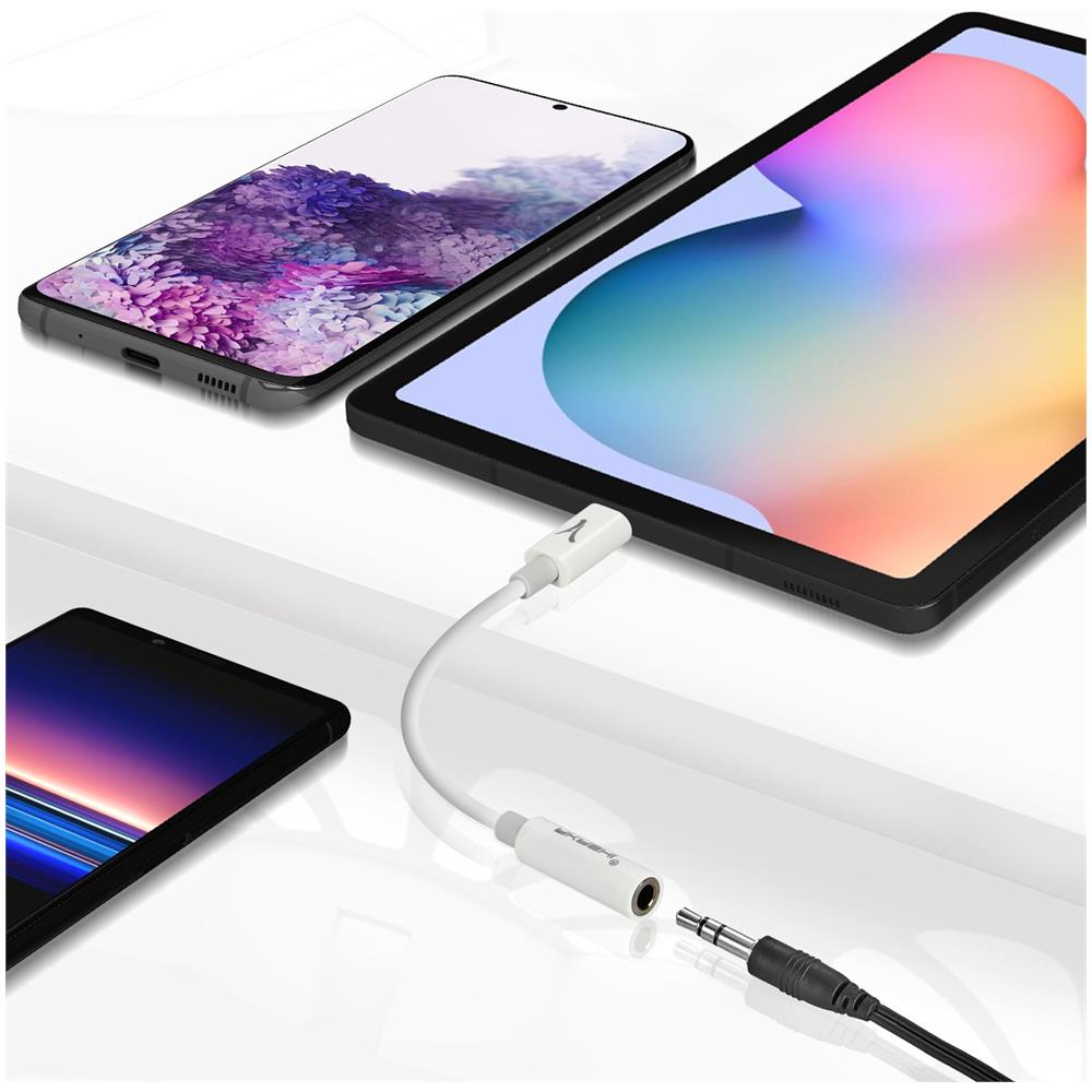 Adattatore Audio Da Usb-c A Jack 3,5 Mm Funzione Microfono Bianco - Foto 2