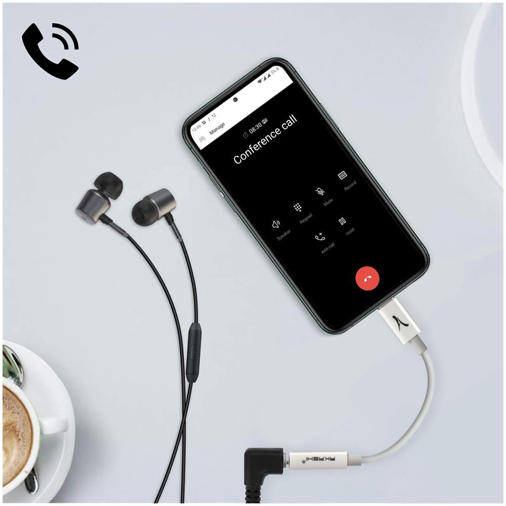 Adattatore Audio Da Usb-c A Jack 3,5 Mm Funzione Microfono Bianco - Foto 5