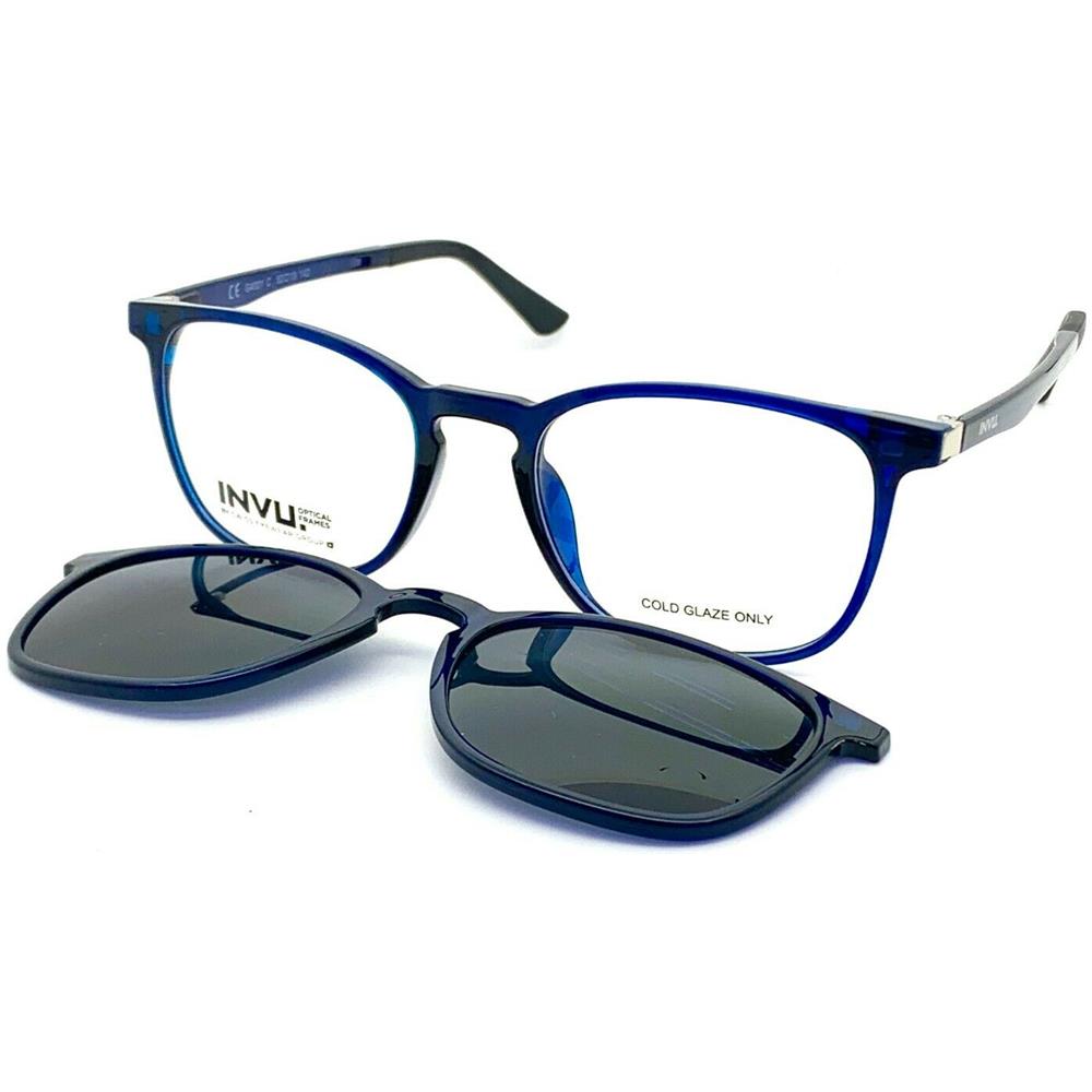Invu. - Montatura Unisex Con Clip-on Da Sole A Calamita Polarizzato Mod.  M4001c - ePRICE