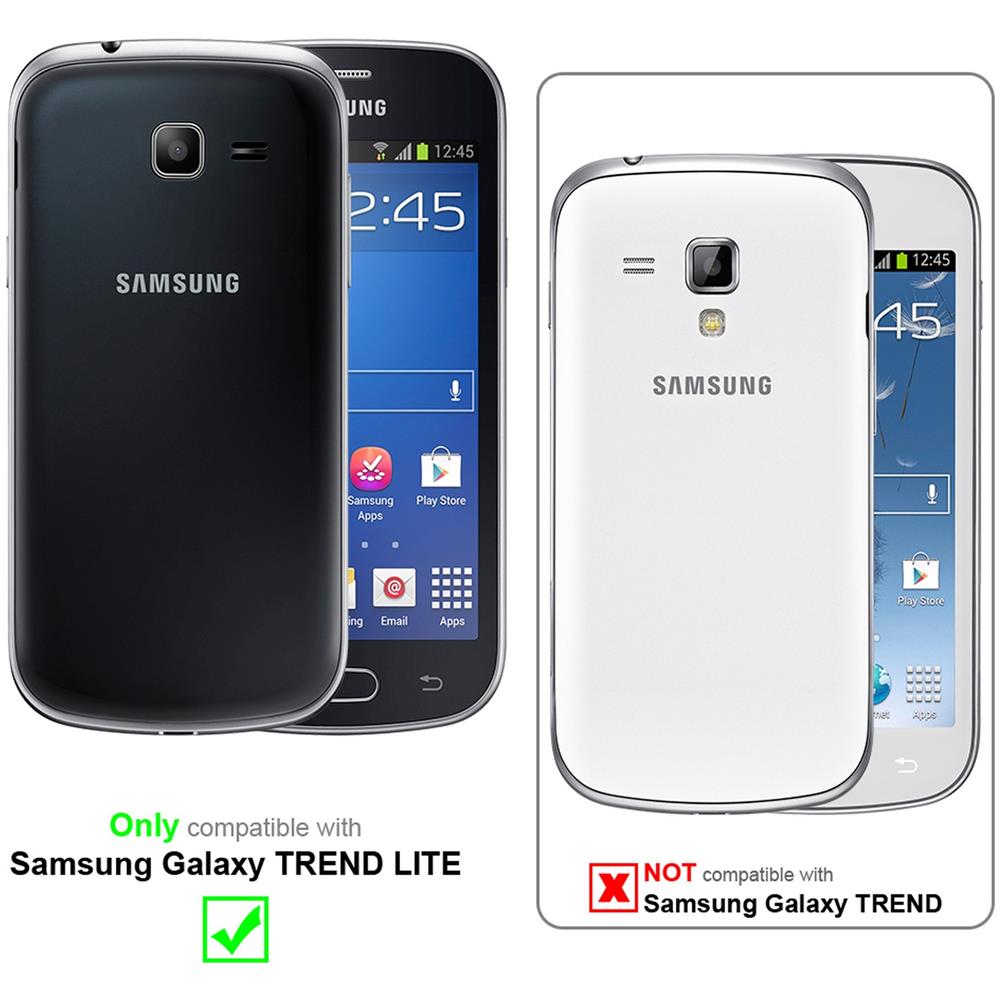 Custodia Compatibile Con Samsung Galaxy Trend Lite In Magnesio Bianco - Coperchio Protettivo In Silicone Tpu Flessibile - Foto 2