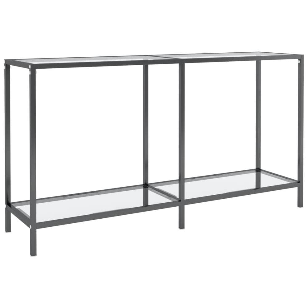 Tavolo Consolle Trasparente 140x35x75,5 Cm In Vetro Temperato - Foto 1