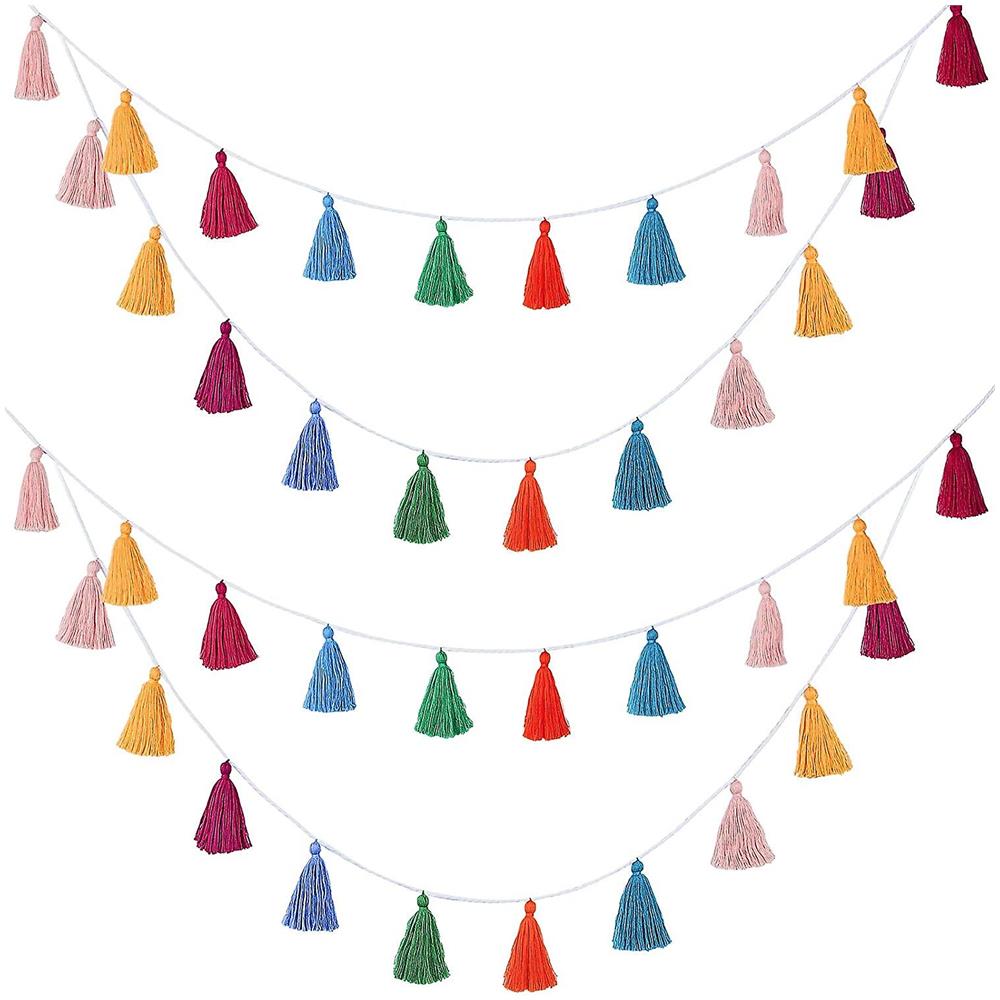 6 Striscioni Di Carta Colorati Da 4m - Per Feste, Compleanni E Decorazioni - Foto 8