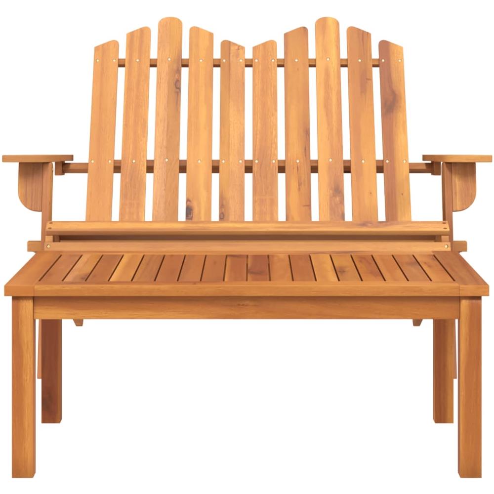 Set Da Salotto Giardino Adirondack 2pz Legno Massello Di Acacia - Foto 3