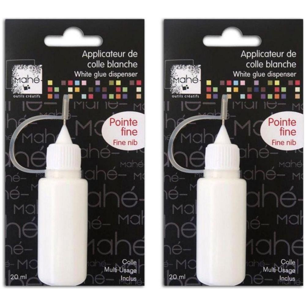2 Tubi Di Colla Bianca A Punta Fine - 20 Ml - Foto 1