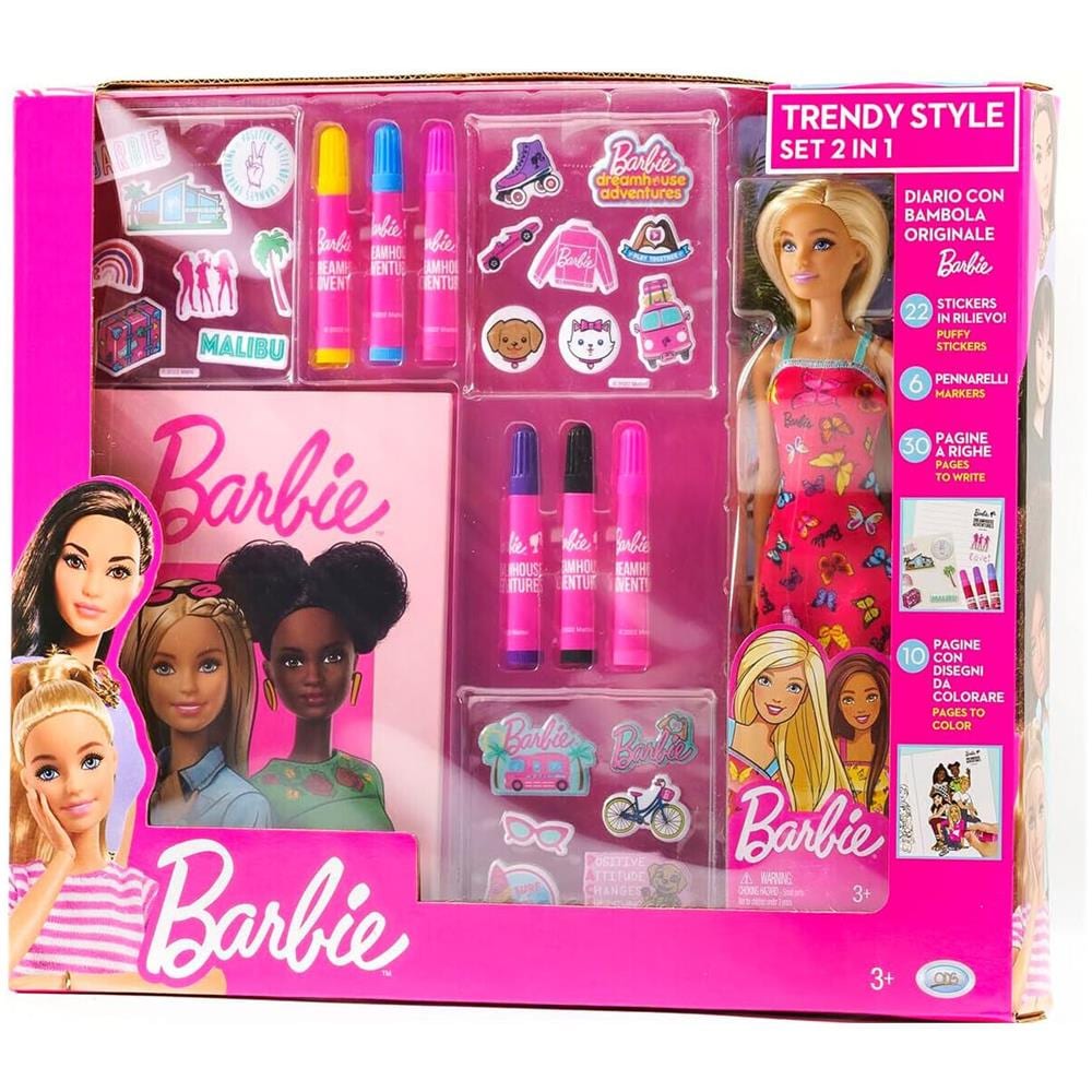 Playset 44856 Barbie Bambola Tendy Style Con Diario - Foto 2