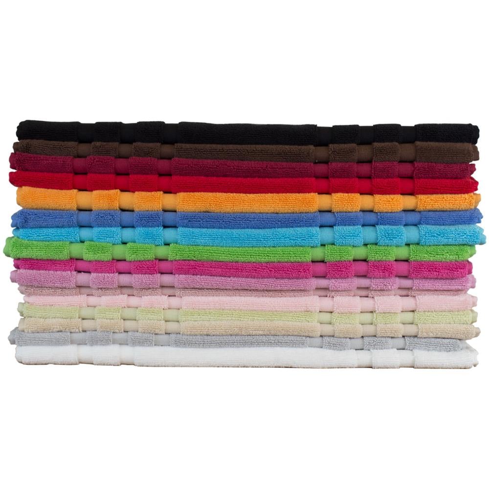 Tappeto Casa Bagno Morbido 50x65cm Tinta Unita 100% Cotone Modello Sophie Tappeto Rosa - Foto 2