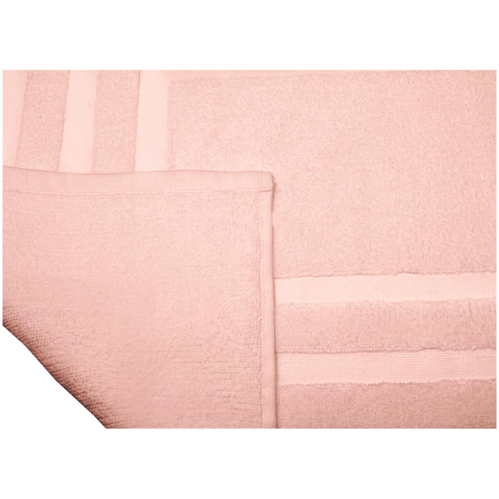 Tappeto Casa Bagno Morbido 50x65cm Tinta Unita 100% Cotone Modello Sophie Tappeto Rosa - Foto 5