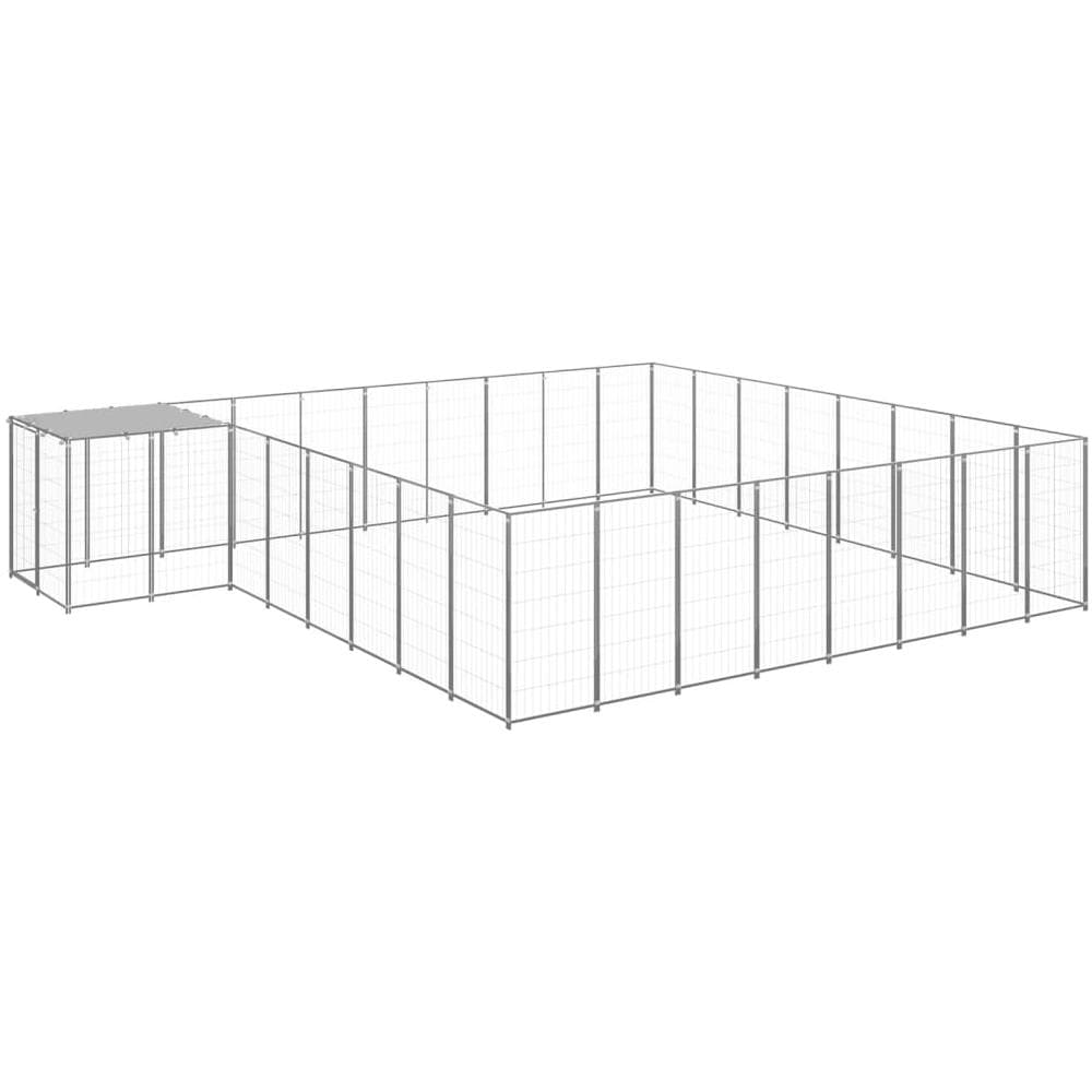 Gabbia Per Cani Argento 20,57 M In Acciaio - Foto 1