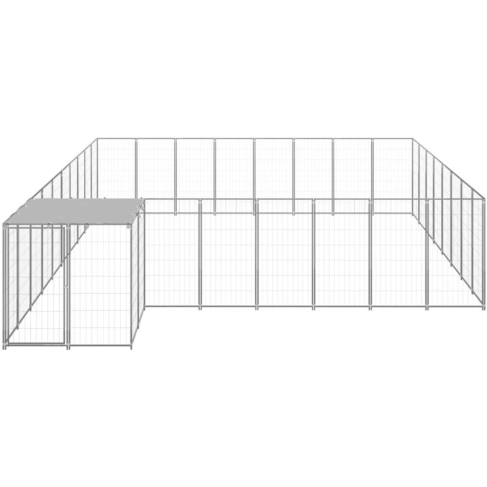 Gabbia Per Cani Argento 20,57 M In Acciaio - Foto 2