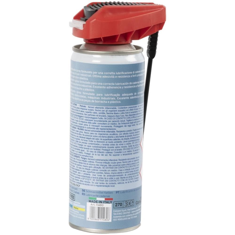Lubrificante Catene Spray 200 Ml Adatto Per Tutti I Tipi Di Biciclette Con Doppio Erogatore - Foto 2