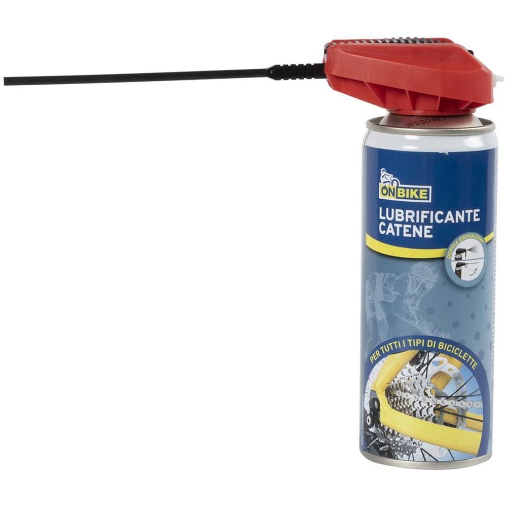 Lubrificante Catene Spray 200 Ml Adatto Per Tutti I Tipi Di Biciclette Con Doppio Erogatore - Foto 3