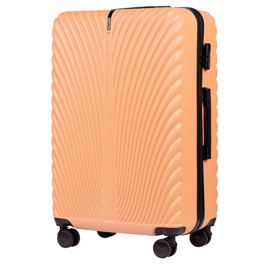 Valigia rigida grande Wings Swan da 28"" - Arancione pesca - Foto 1
