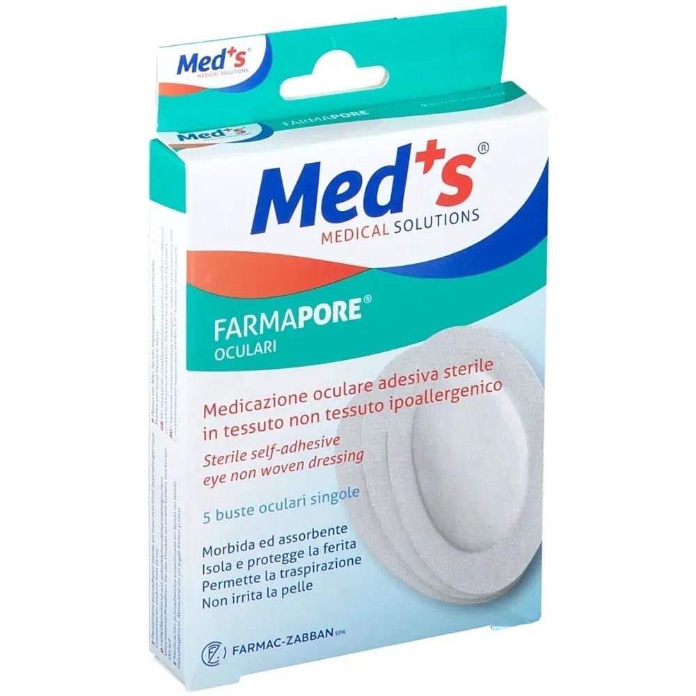 Medicazione Adesiva Meds Oculare 5 Pezzi - Foto 1